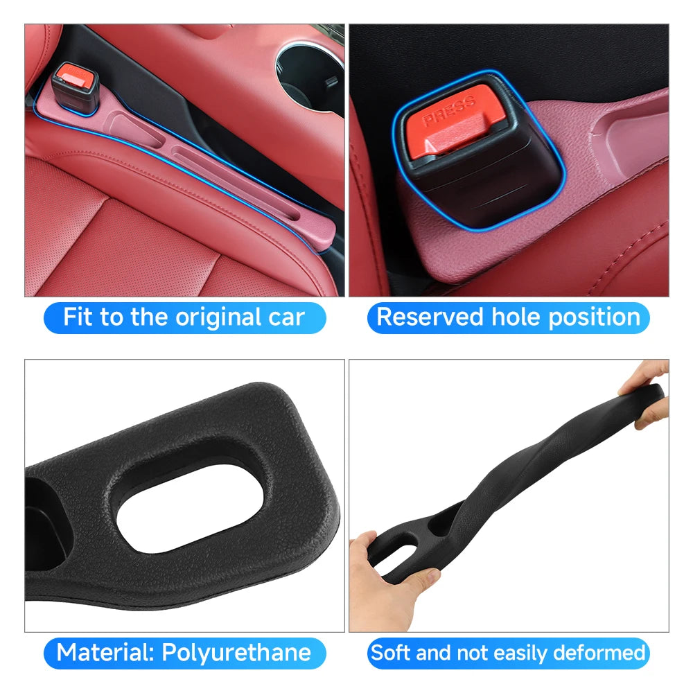 Universal Car Seat Gap Leak Proof Strip For Audi A3 8L 8V 8P S3 RS3 A4 B6 B7 B8 S4 A5 S5 RS5 A6 C5 C6 C7 S6 RS6 Q5 8R SQ5 Q7 4L