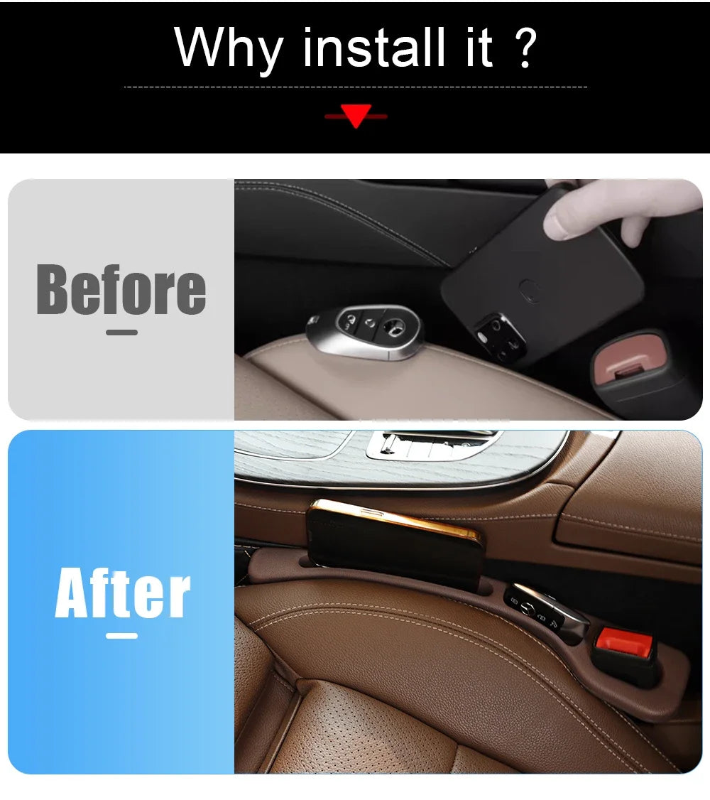 Universal Car Seat Gap Leak Proof Strip For Audi A3 8L 8V 8P S3 RS3 A4 B6 B7 B8 S4 A5 S5 RS5 A6 C5 C6 C7 S6 RS6 Q5 8R SQ5 Q7 4L