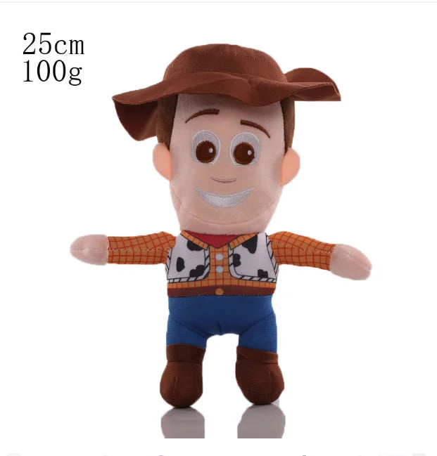 12CM 25CM Cartoon Movie Toy Story 4 Plush Toys Anime Woody & Buzz Lightyear Forky Soft Stuffed Pendent Toys For Kids Children