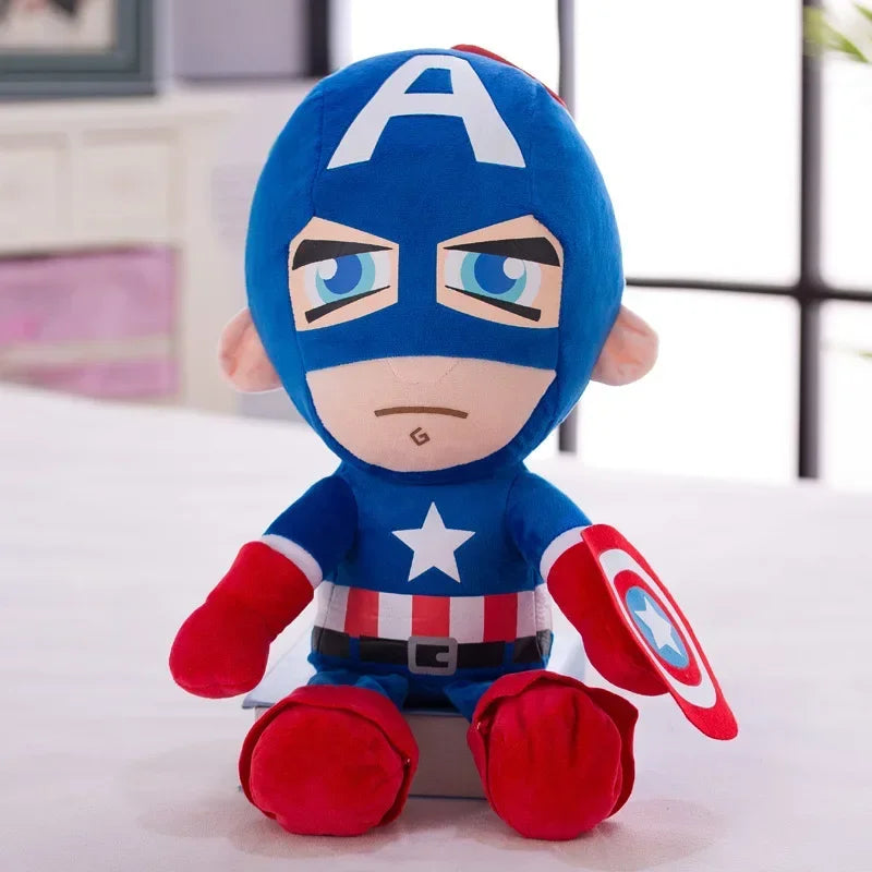 27cm Man Spidermaned Plush Toys Movie Dolls Marvel Avengers Soft Stuffed Hero Captain America Iron Christmas Gifts for Kids