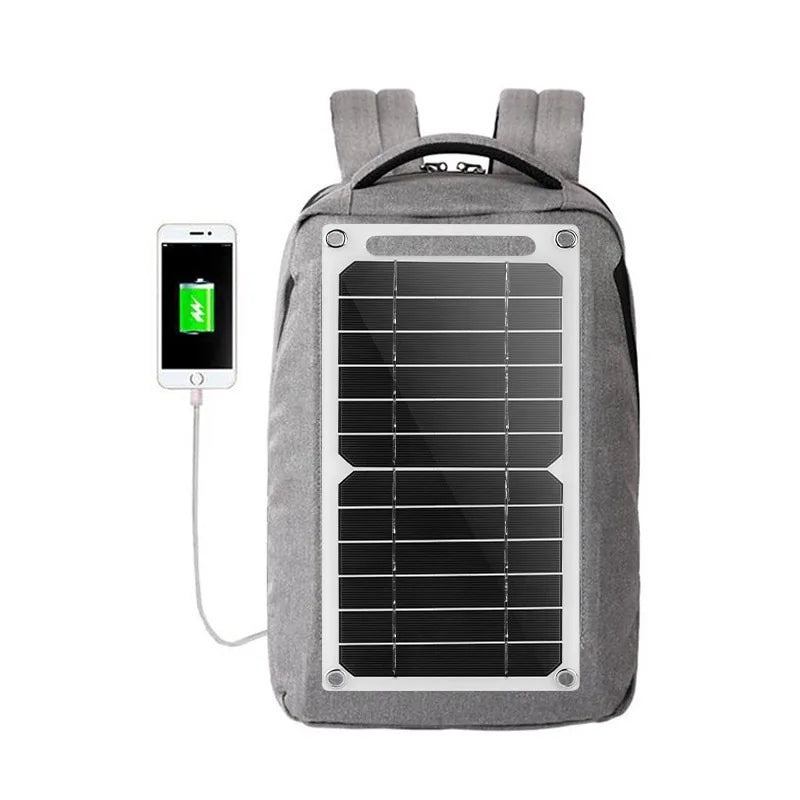 Solar Panel 30W USB Type-C Waterproof Outdoor Hiking Camping Portable Battery Mobile Phone Charging Bank Charging Panel 6.8V