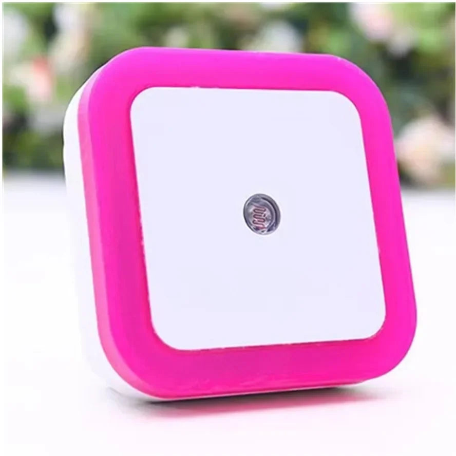 Wall Plug-in LED Night Light Auto Sensor Bedside Lamp For Bedroom Kid's Room Hallway Corridor Stairs EU/US 110V 220V Mini Cute