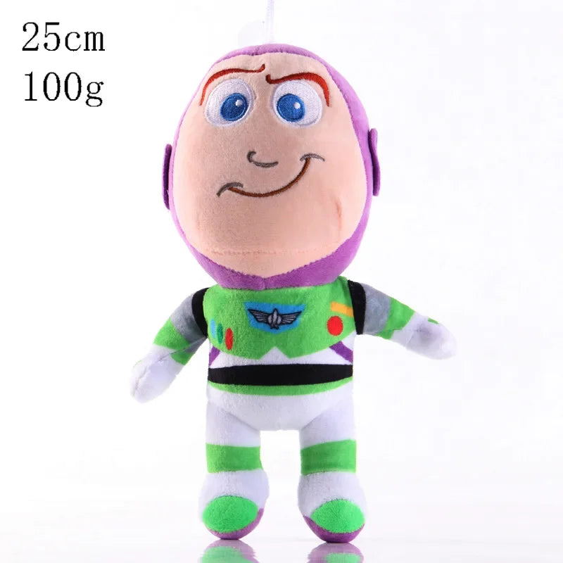 12CM 25CM Cartoon Movie Toy Story 4 Plush Toys Anime Woody & Buzz Lightyear Forky Soft Stuffed Pendent Toys For Kids Children
