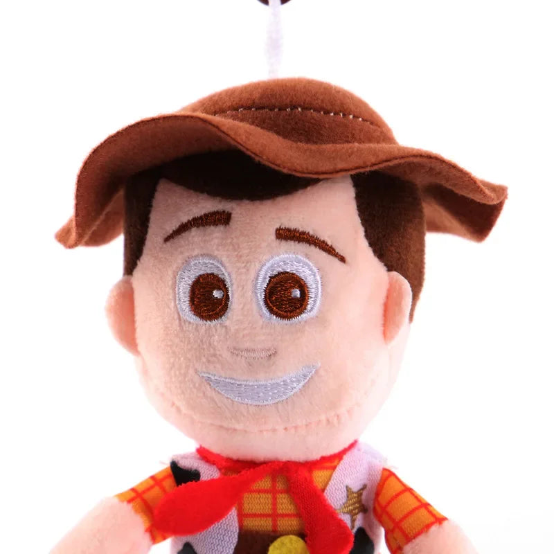 12CM 25CM Cartoon Movie Toy Story 4 Plush Toys Anime Woody & Buzz Lightyear Forky Soft Stuffed Pendent Toys For Kids Children