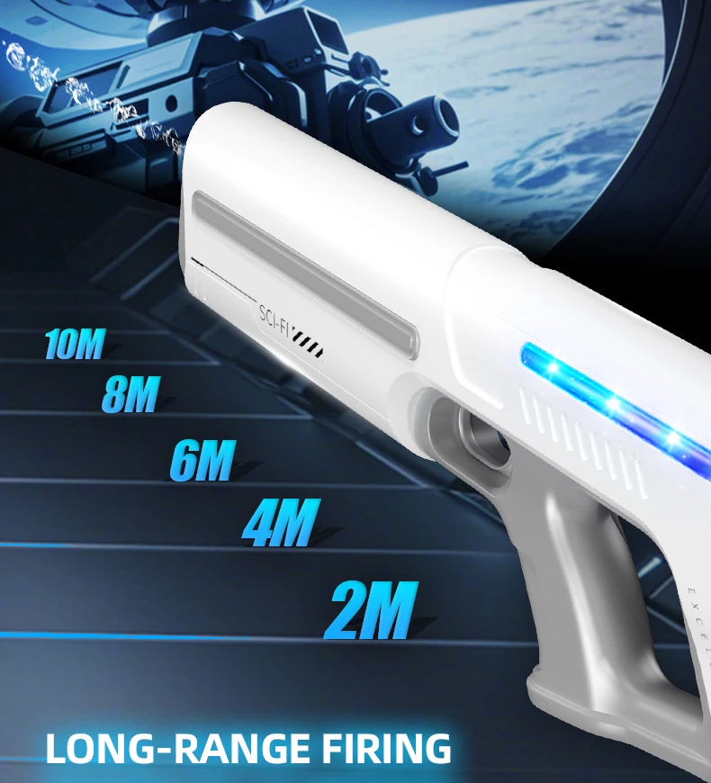 Electric Water Guns For Adults Powerful Squirt Automatic Water Suction Water Blasters Summer Outdoor Beach Toy For Boy Kid Gifts