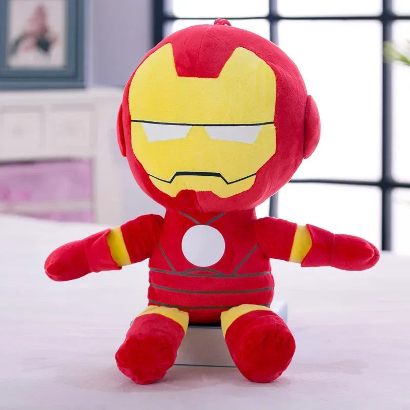 27cm Man Spidermaned Plush Toys Movie Dolls Marvel Avengers Soft Stuffed Hero Captain America Iron Christmas Gifts for Kids