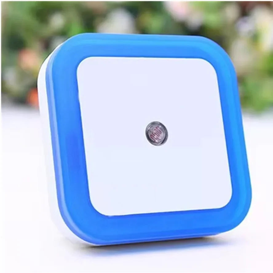 Wall Plug-in LED Night Light Auto Sensor Bedside Lamp For Bedroom Kid's Room Hallway Corridor Stairs EU/US 110V 220V Mini Cute