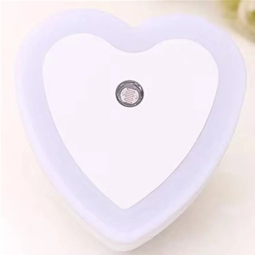 Wall Plug-in LED Night Light Auto Sensor Bedside Lamp For Bedroom Kid's Room Hallway Corridor Stairs EU/US 110V 220V Mini Cute
