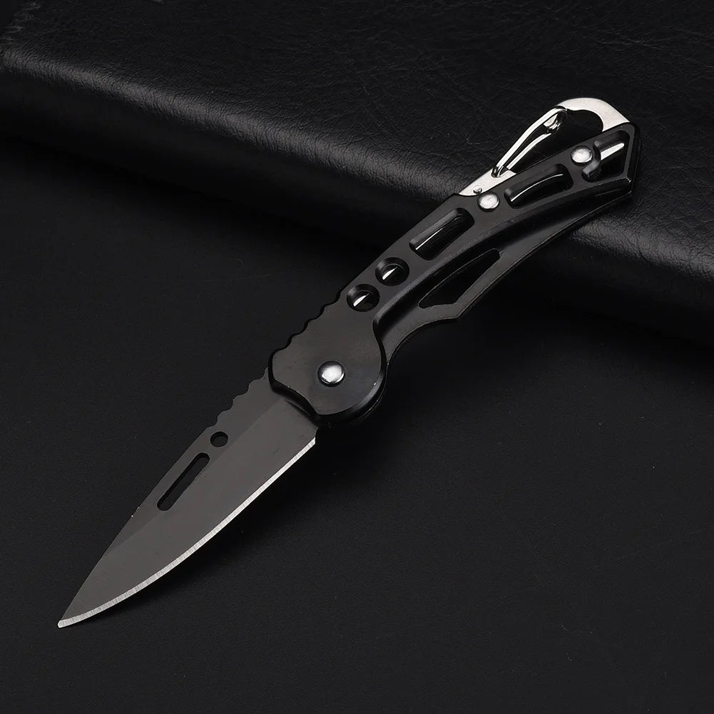 Folding Pocket Knife Stainless Steel Survival Hunting Camping Fishing Portable Fruit Carrying Key Outdoor Tools To Send Ropes