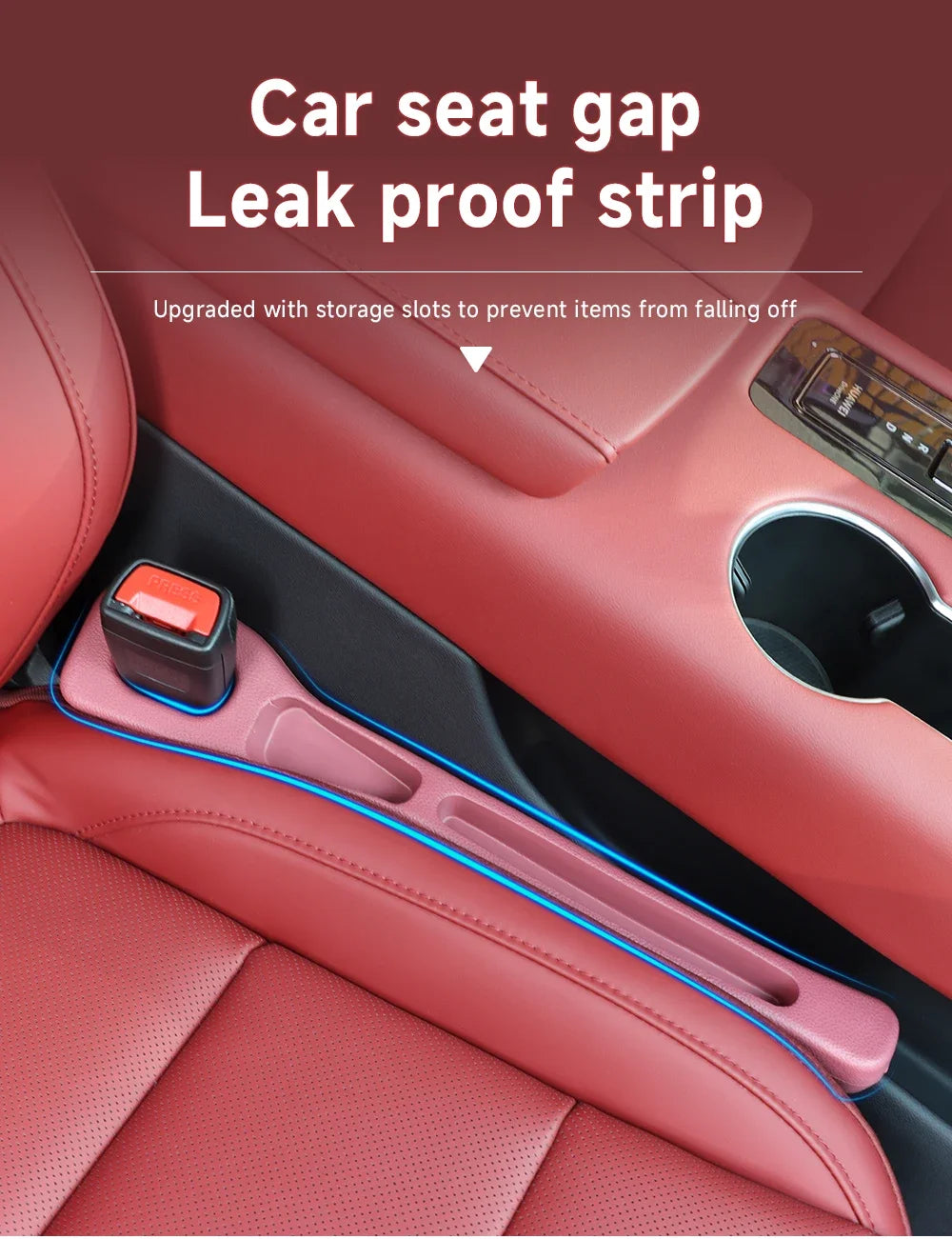 Universal Car Seat Gap Leak Proof Strip For Audi A3 8L 8V 8P S3 RS3 A4 B6 B7 B8 S4 A5 S5 RS5 A6 C5 C6 C7 S6 RS6 Q5 8R SQ5 Q7 4L