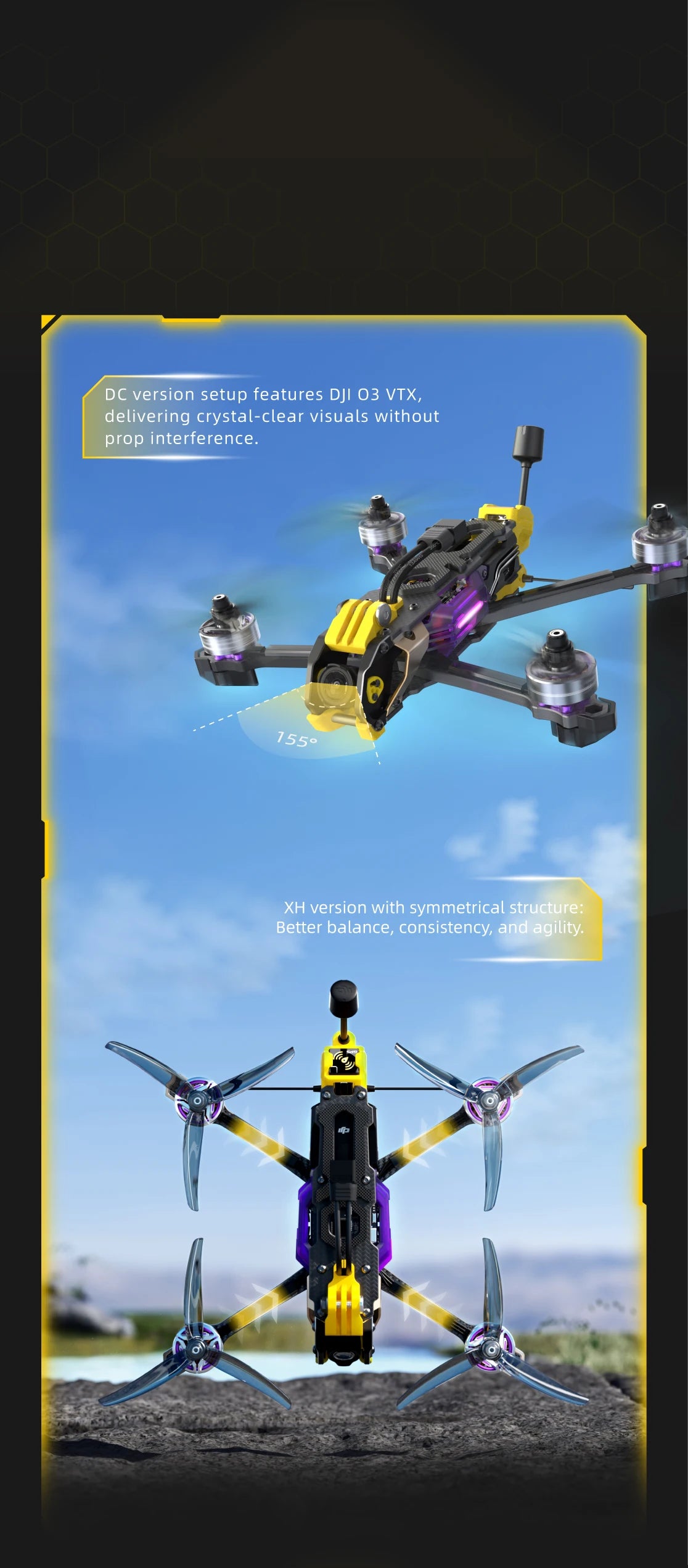 SpeedyBee Mario 5 DC/XH O4 Pro Drone F405 V4 Flight Controller