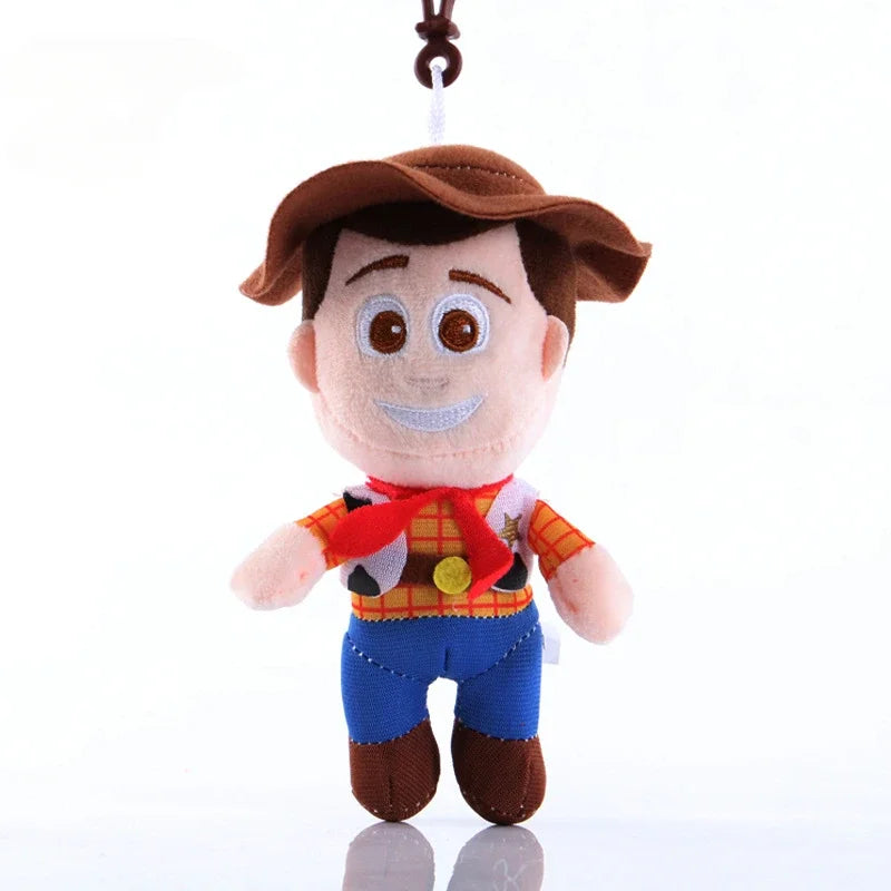 12CM 25CM Cartoon Movie Toy Story 4 Plush Toys Anime Woody & Buzz Lightyear Forky Soft Stuffed Pendent Toys For Kids Children