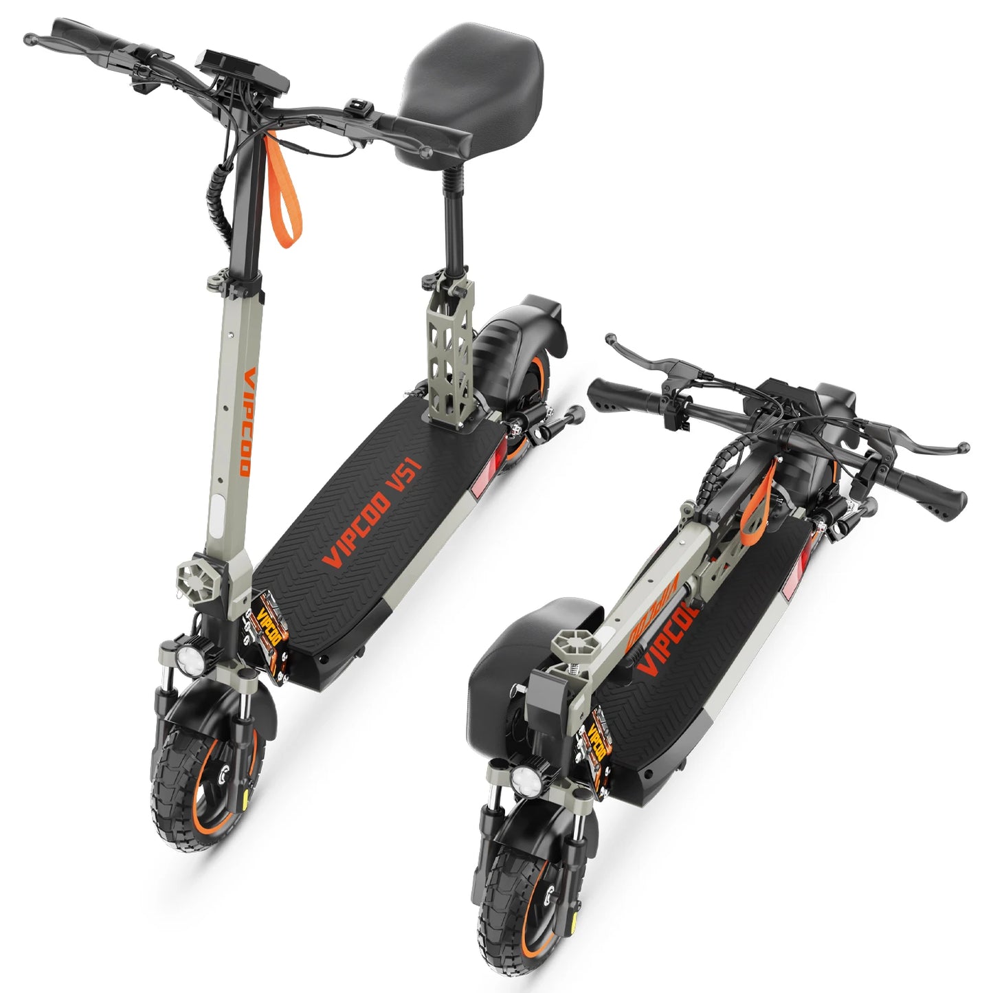 VIPCOO-VS1 eScooter 700W Motor 48V13AH Battery Portable Folding Design Electric Scooter 10 Inch Off-road Air Tire Fold E-Scooter