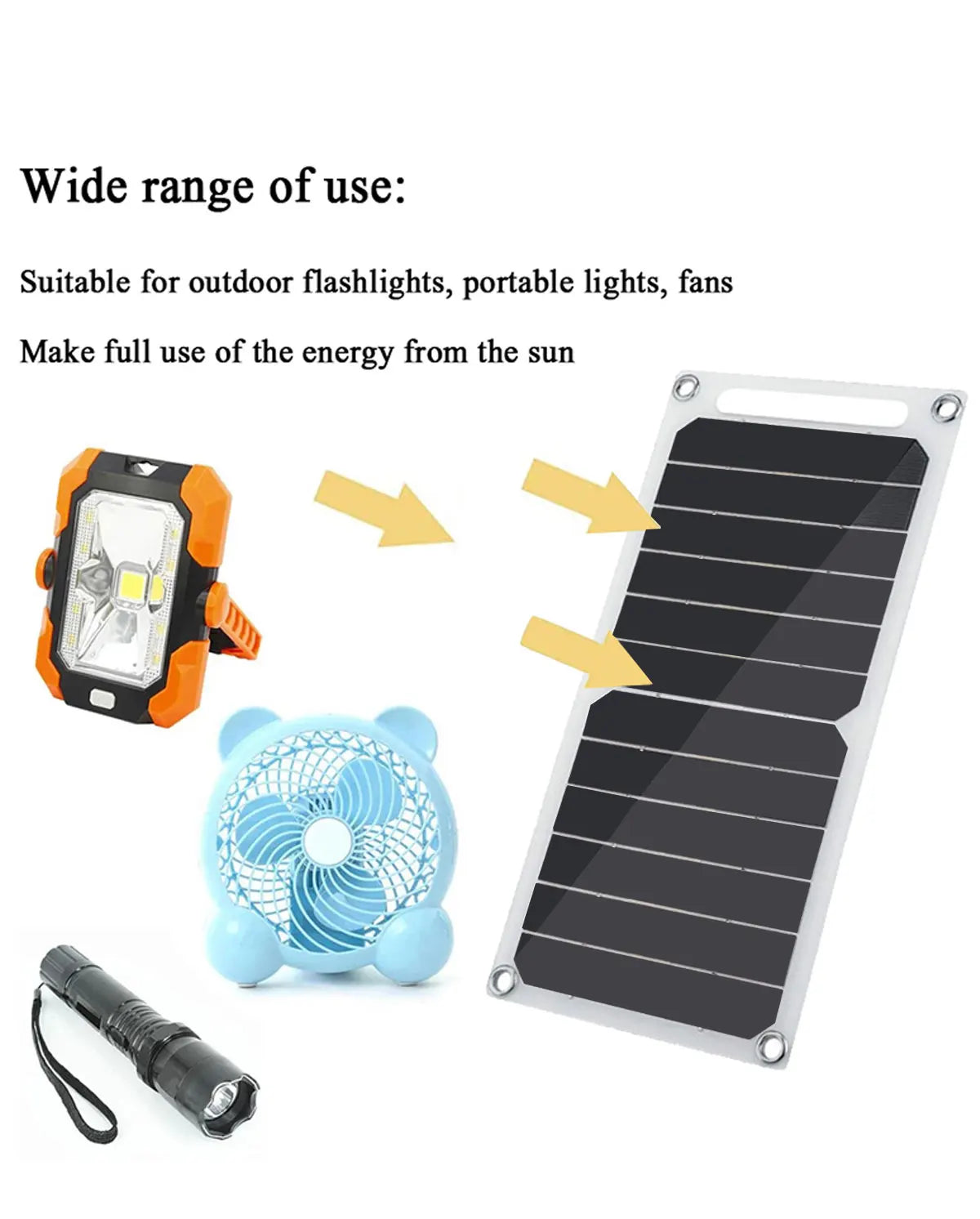 Solar Panel 30W USB Type-C Waterproof Outdoor Hiking Camping Portable Battery Mobile Phone Charging Bank Charging Panel 6.8V