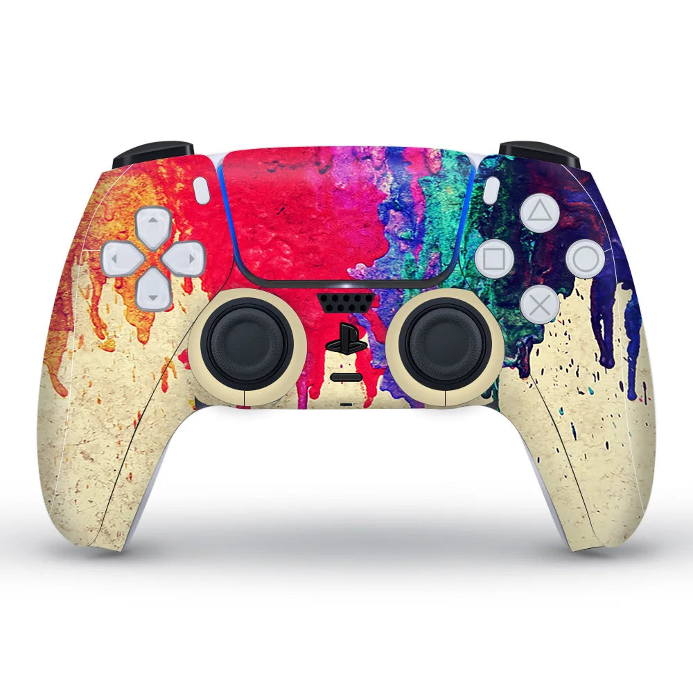 For PS5 Gamepad Protective Decal Skin for PS5 Accessories Sticker Cover Case for PlayStation 5 Controllers Joystick