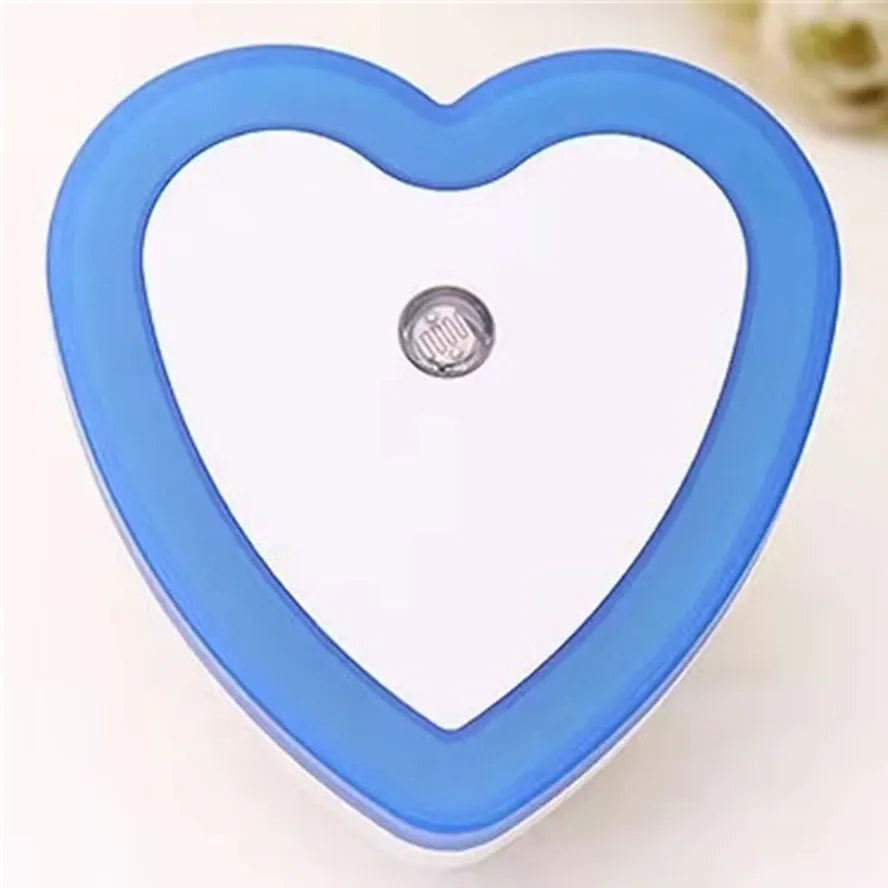 Wall Plug-in LED Night Light Auto Sensor Bedside Lamp For Bedroom Kid's Room Hallway Corridor Stairs EU/US 110V 220V Mini Cute