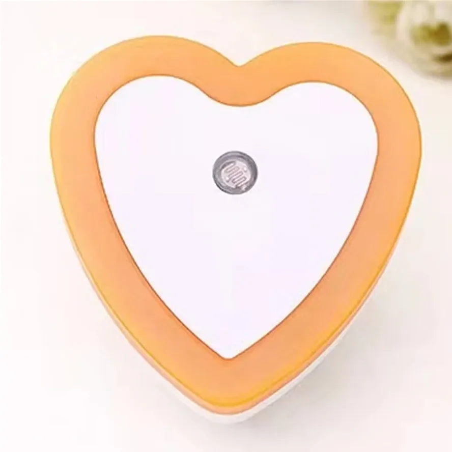Wall Plug-in LED Night Light Auto Sensor Bedside Lamp For Bedroom Kid's Room Hallway Corridor Stairs EU/US 110V 220V Mini Cute