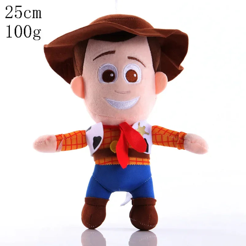 12CM 25CM Cartoon Movie Toy Story 4 Plush Toys Anime Woody & Buzz Lightyear Forky Soft Stuffed Pendent Toys For Kids Children