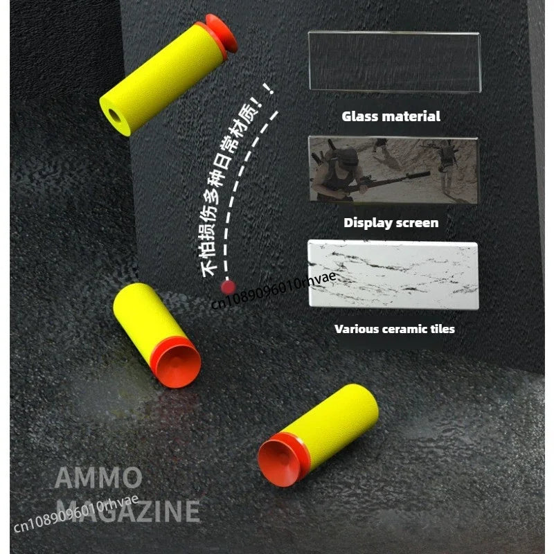 M416 Manual Lower Supply Bolt Soft Bullet Toy Gun Children'S Assault Rifle Single-Shot Submachine Gun 2025 Christmas Gift