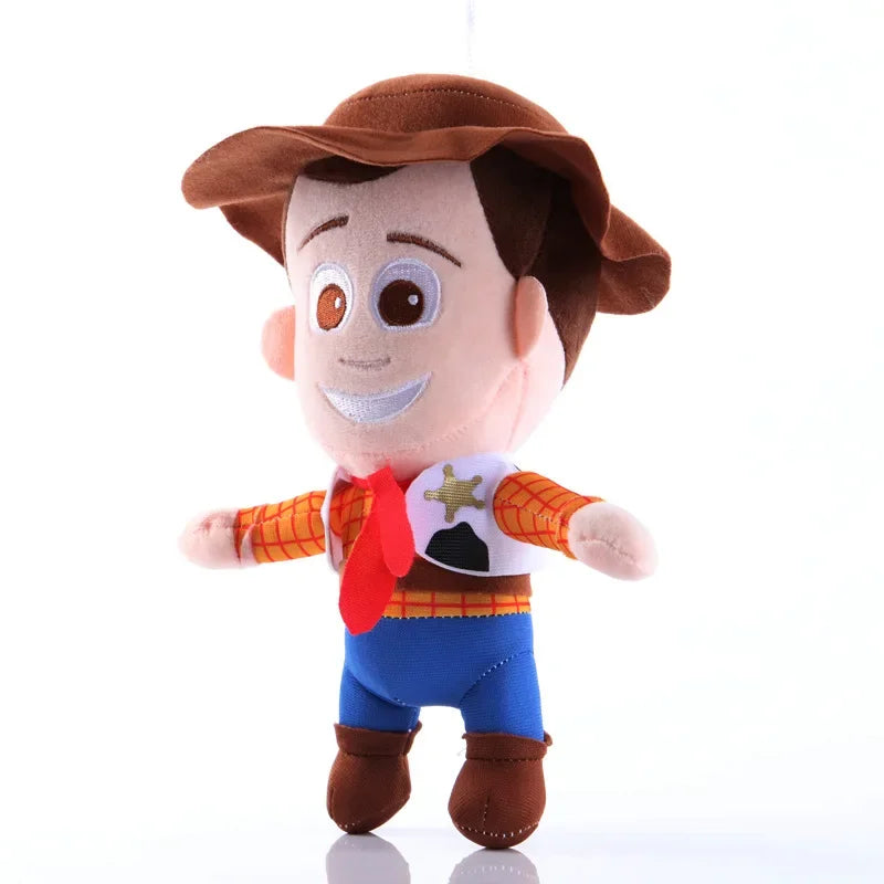 12CM 25CM Cartoon Movie Toy Story 4 Plush Toys Anime Woody & Buzz Lightyear Forky Soft Stuffed Pendent Toys For Kids Children