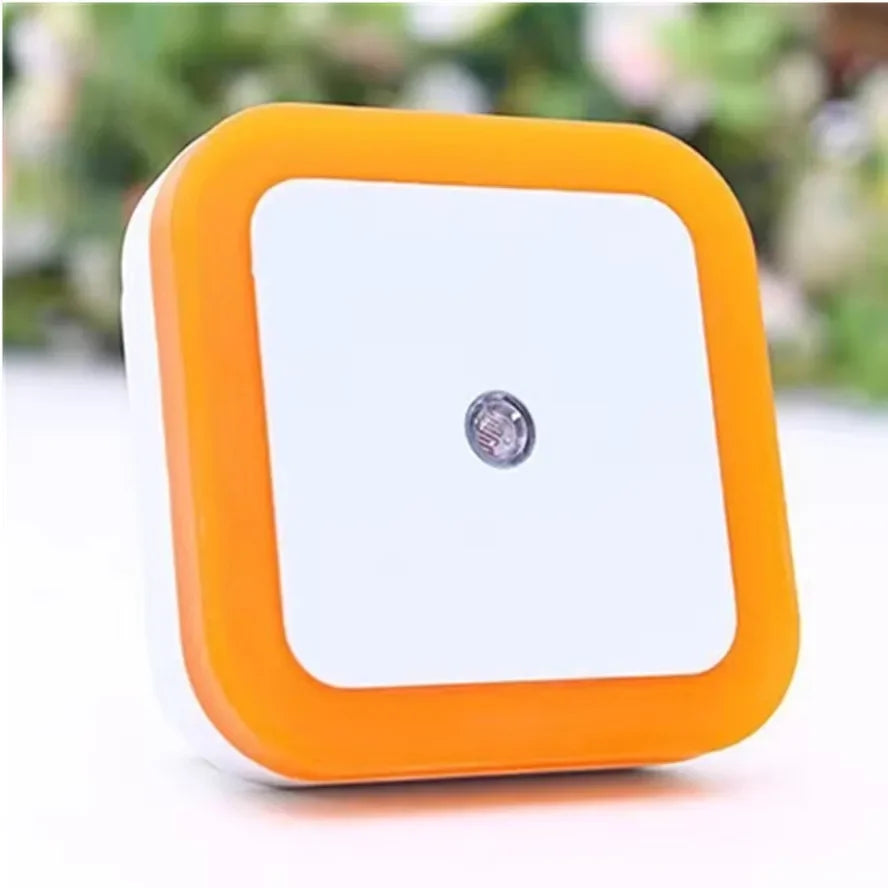 Wall Plug-in LED Night Light Auto Sensor Bedside Lamp For Bedroom Kid's Room Hallway Corridor Stairs EU/US 110V 220V Mini Cute