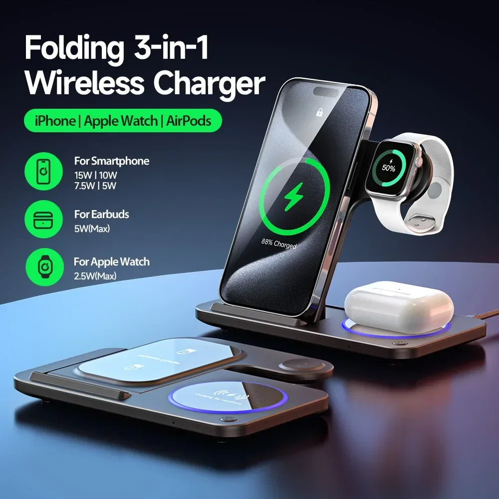 chargers for iphones, apple watches and airpods
