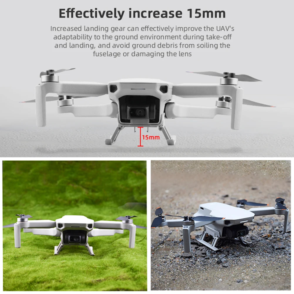 2/5PCS Extended Height Foldable Landing Gear Tripod Stand Mini Drone Accessories Extension Legs for DJI Mini 2/Mavic Mini