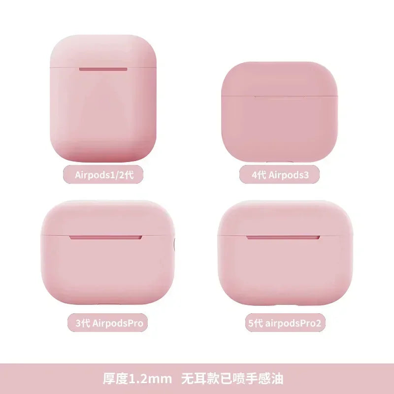 2024 New Case For Apple Airpods 4 Cover Silicone Protective Cases For Airpods 3 2 1 pro 2 Fundas Wireless Headphone Accessorie