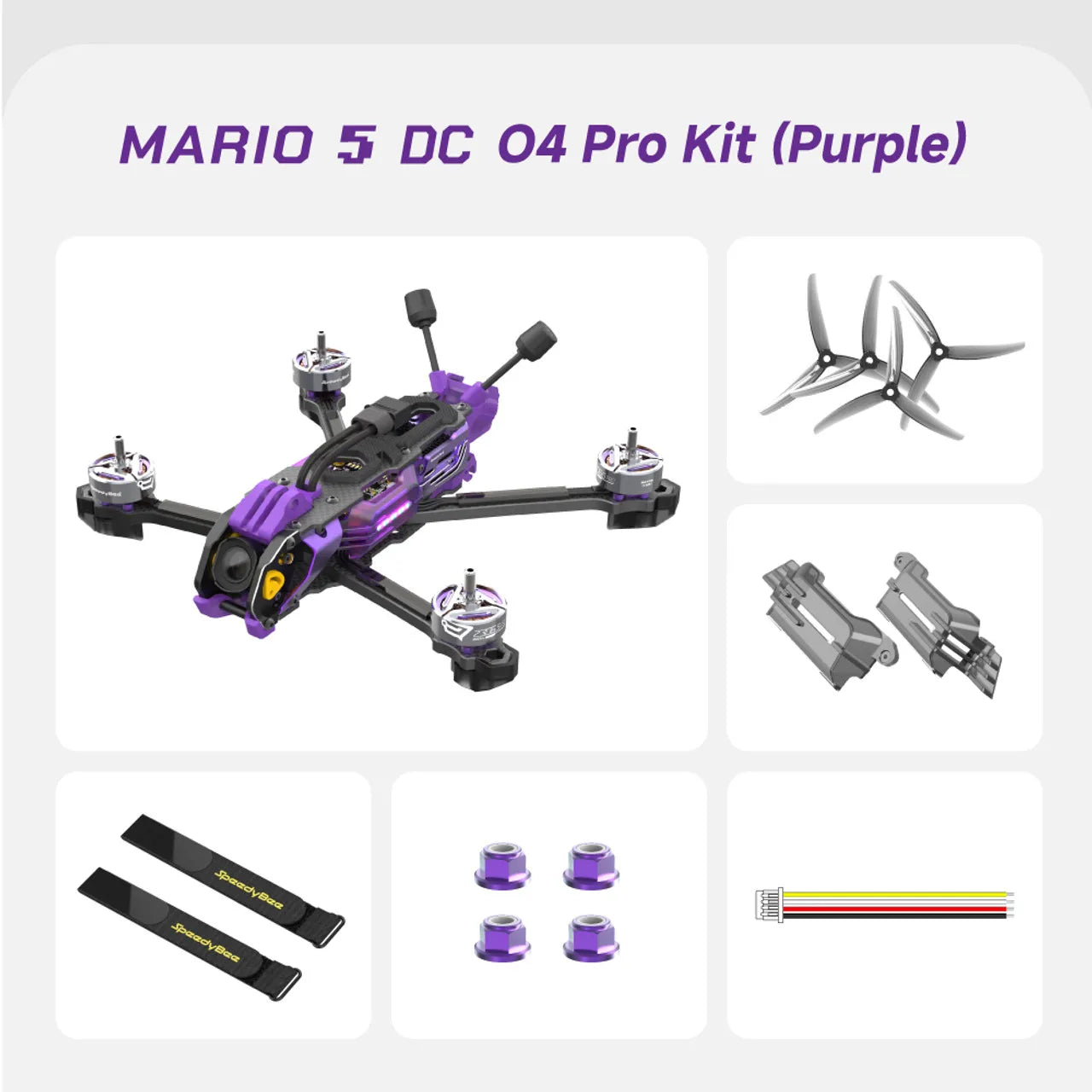 SpeedyBee Mario 5 DC/XH O4 Pro Drone  F405 V4 Flight Controller