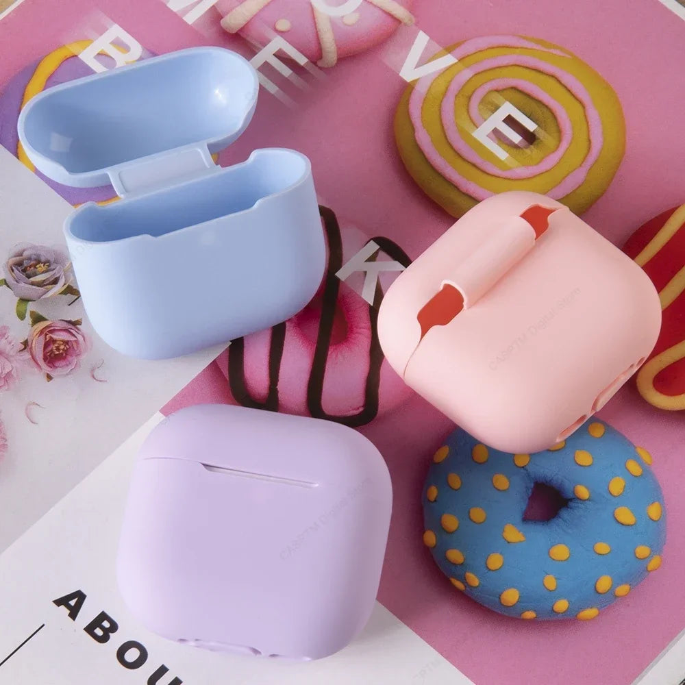 2024 New Case For Apple Airpods 4 Cover Silicone Protective Cases For Airpods 3 2 1 pro 2 Fundas Wireless Headphone Accessorie