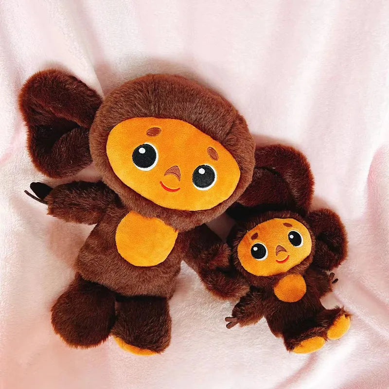 18/23cm Cute Cheburashka Monkey Plush Toys Animal Monkey Dolls Popular Movie Character Adorable Gifts For Kids Birthday Gift