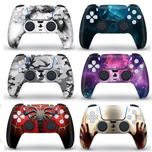 For PS5 Gamepad Protective Decal Skin for PS5 Accessories Sticker Cover Case for PlayStation 5 Controllers Joystick